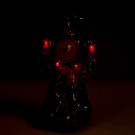 Musical robot "Robbie", Russian voiceing, light effects, purple color-3