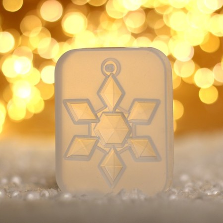 Silicone form universal, Snowflake-Crystal suspension-6