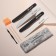Aqua manicure set, with oil, 9 items, in a cardboard box, multi -colored