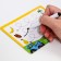Developing set of writers -asters "Learning to write lines and figures" 20 cards, marker, blue tractor