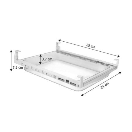 Органайзер подвесной FlexiSPACE, для холодильника, 29x24 см, узкий-1
