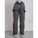 Semi -combinezone female ski insulated, size 44, gray color