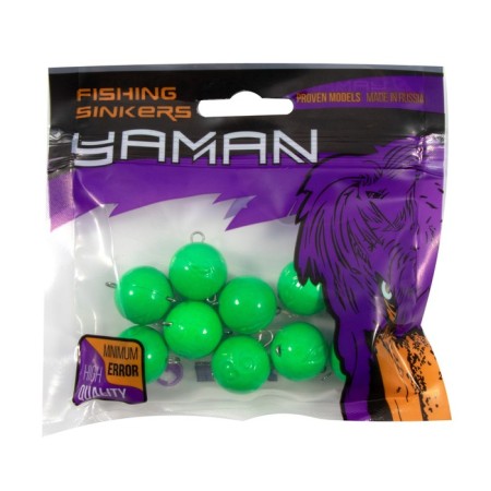 Cargo Cheburashka painted collapsible Yaman 10 pcs., 36 g, green-4