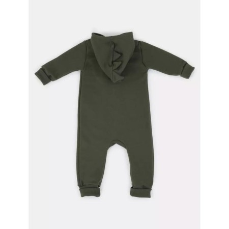 Children's overalls on Mowbaby Dino zipper, height 86 cm, green color-10