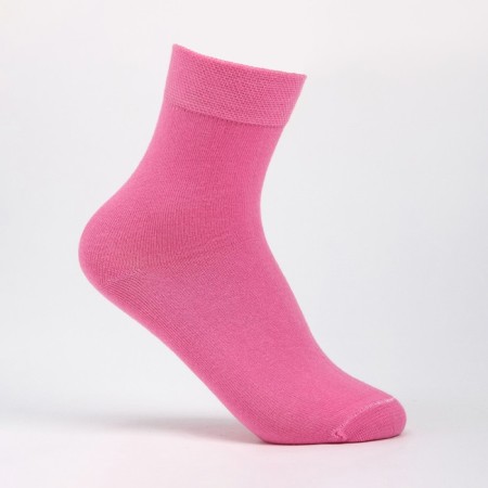 Junior children's socks, pink color, size 18