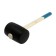 Kiyanka tundra, wooden handle, black rubber, 1100 g