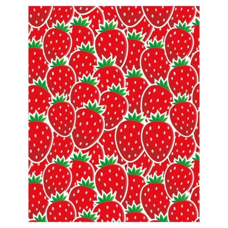 Pillow Roller "Strawberry paradise, decorative, size 16x45 cm-1