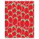 Pillow Roller "Strawberry paradise, decorative, size 16x45 cm