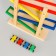 Children's wooden toy 2 in 1 "Autotrek and Accounts", 31 × 28 × 9.5 cm