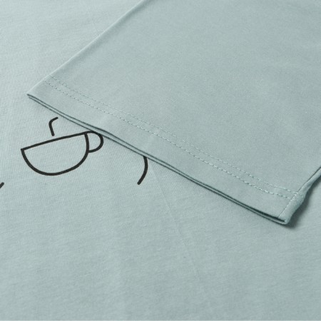 Women's home dress "Coffe", mint color, size 50-7