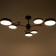 Люстра 1075/6BK LED 72Вт черный 98х98х60 см BayerLux