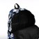 A backpack with a zipper, 3 external pockets, black/blue/gray color