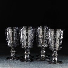 A set of glasses of glass 
