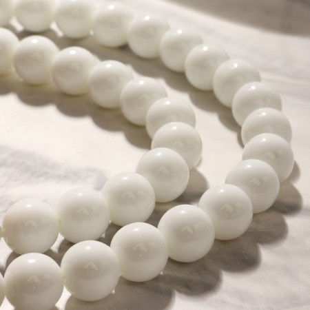 Beads Shar No. 10 "Agat Bely", 45cm-1