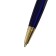 Handle Gift Ballic Calligrata, in the leatherette case PB S, rotary, blue case with gold