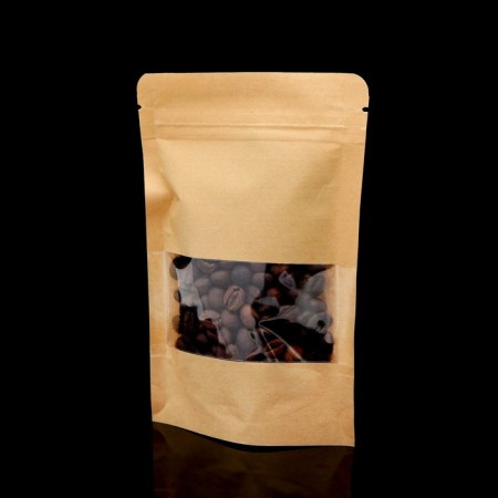 Zip-Lock package Craft with a rectangular window of 10 x 15 cm