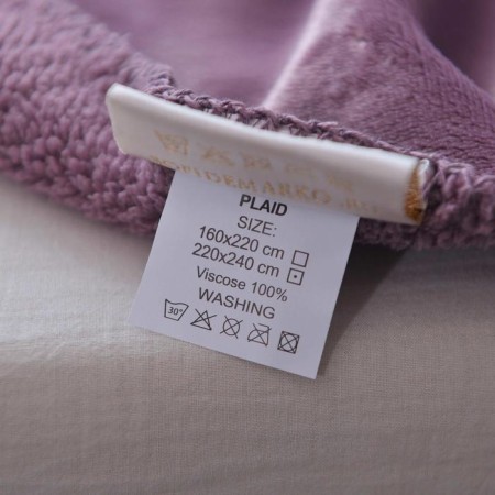 Sofia bedspread, size 220x240 cm, lilac color-6