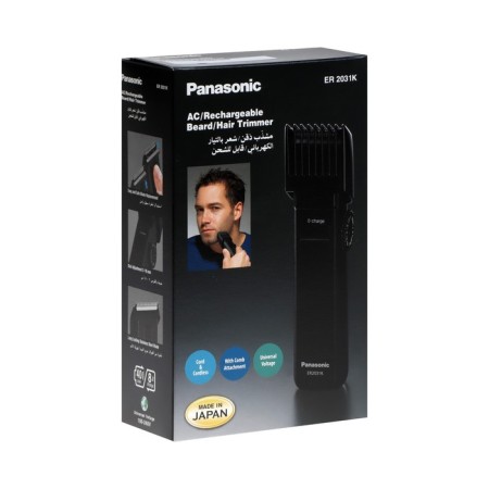 Триммер для волос PANASONIC ER-2031-K7511, 2-18 мм, АКБ-2