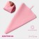 Confectionery bag of the share "Alirio", 31 × 17.5 cm, pink color