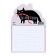 Figure notebook "Cat" on the magnet, sausages, 10.5x14.5 cm