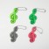 Reflective element "Violin key", 8 × 4 cm, color mix