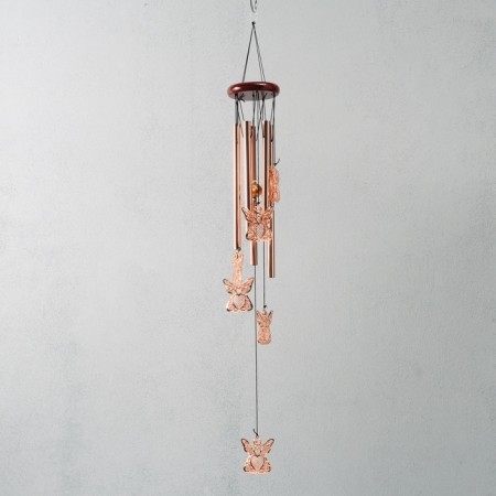 Wind Music Metal "Angels" 5 tubes 6 angels 67 cm