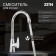 Zein ZC2034 kitchen mixer, high case, cartridge ceramics 35 mm, chrome