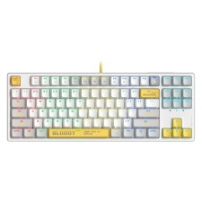 Keyboard A4Tech Bloody S87 Energy Mechanical White/Yellow USB for Gamer LED (S87 USB EN 103389