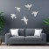 The decoration is wall, plaster panel "birds", 5 pcs, white