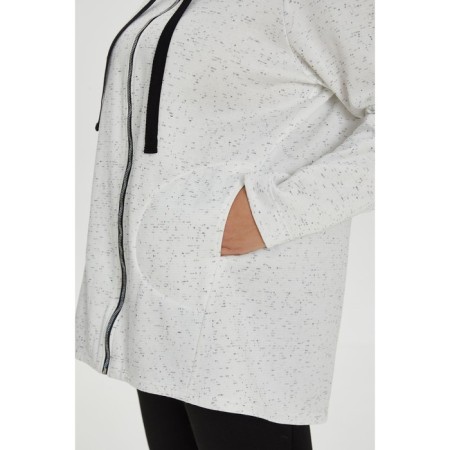 Female suit, size 60, white color-4