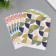 Scrapbooking paper bilateral "snake and bright circles" density 180 grams set 10 pcs 15.5x17 cm