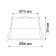 Luminer built -in LED NovOCH. Tran, 9W, LED, 59x86x86 mm, white color