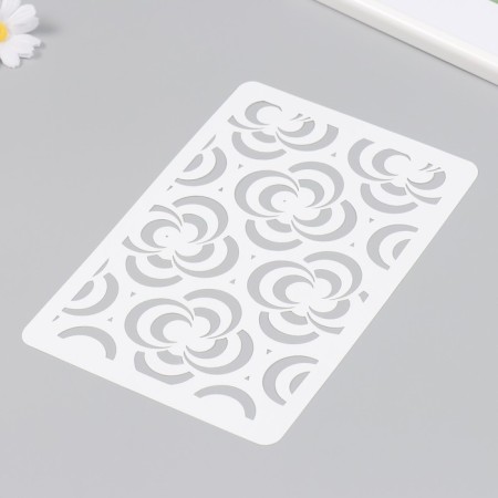 Stencil "Flowers" 16x24 cm-1