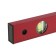 Matrix level, 60 cm, aluminum, 3 eyes, red, ruler