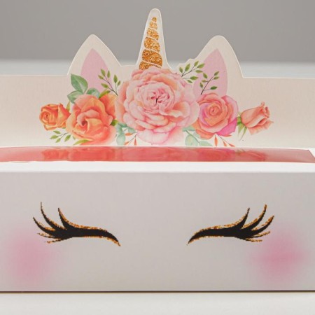 Box for Makarun confectionery, packaging "Sweet", 18 x 5.5 x 5.5 cm-1