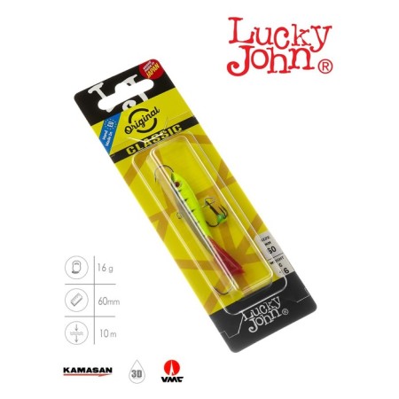 Balancir Lucky John Classic 6 + tee, 6 cm, color 31rt blister-2