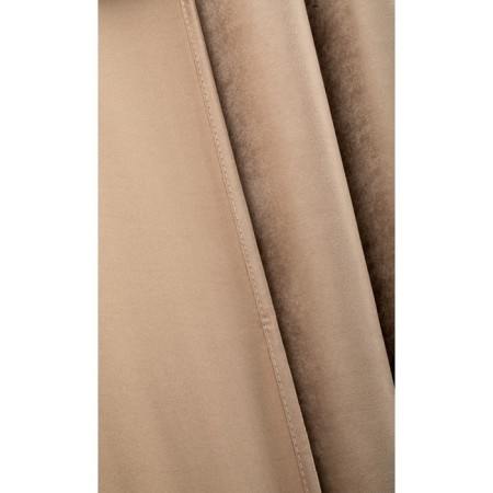 Decofest "Marcel" curtains, size 200x270 cm, velor, beige color-4