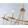 Suspended chandelier Ambrella TR9616/8 CGD, E14, 8x40W D690x770 mm, black