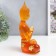 Souvenir Polystone "Buddha Anjali Mudra - Prayer" Orange 18x12x6 cm