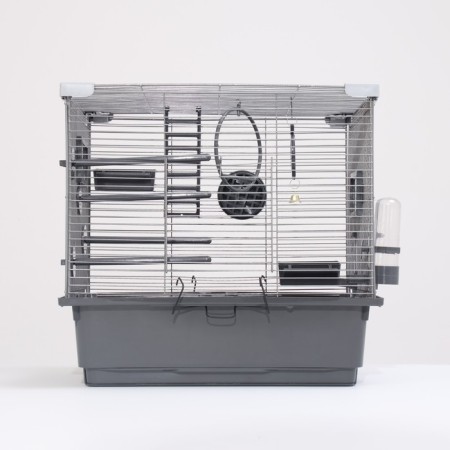 Birds Cell "Piggers" No. 100, collapsible, 42 x 30 x 37cm (staff.) Gray-1