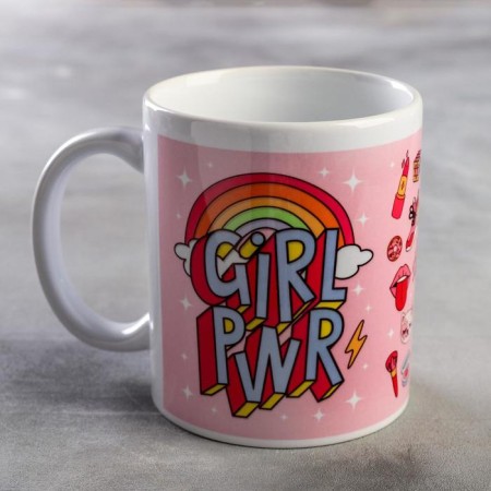 Girl Pwr Sublimation Mug 320 ml