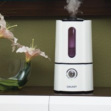 Air humidifier Galaxy GL 8003, ultrasound, 35 W, 2.5 l, 25 m2, white