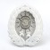 Clock - desktop an alarm clock, discrete move, dial 7 x 11 cm, 14.5 x 15.5 cm