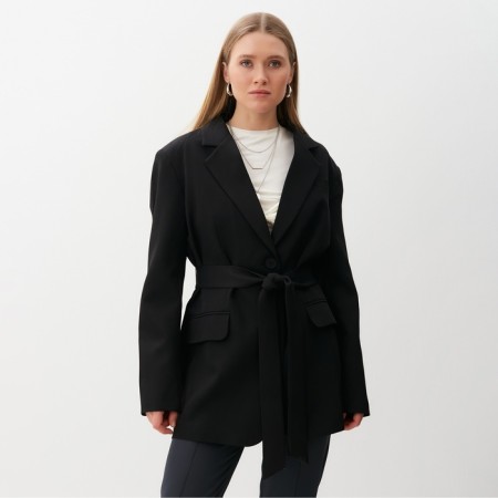 Women's jacket Minaku: classic color black, rr 46-48-9