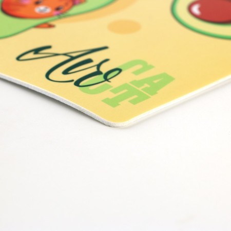 Rug for a bowl non -slip "avocado cat", 43x28 ​​cm-5