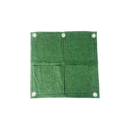Vertical bed, 0.5 × 0.5 m, 4 pockets (23 × 21 cm), green
