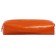 Penal soft, 1 compartment, quadro, 60 x 195 mm, calligrata K-621, artificial leather, varnish with scenes, orange