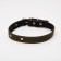 Frinking collar on felt, 64 x 3 cm, Osh 30-55 cm, dark green