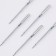 Needles for household sewing machines, universal, No. 90, 5 pcs