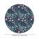 Tables on the table “Flower field”, round, oxford, elastic band, size 140x140 cm, diameter 105-120 cm
